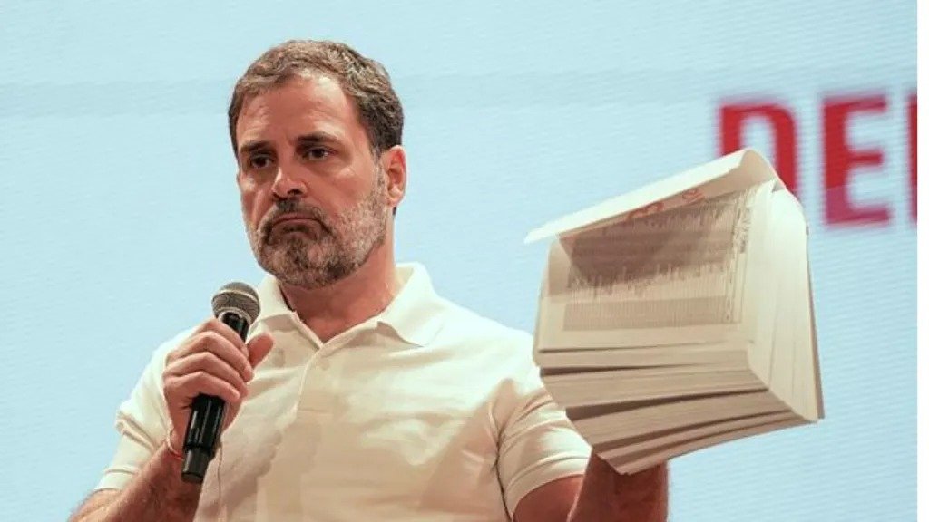 राहुल गांधी ने छत्तीसगढ़ चुनाव में कथित वोट चोरी का आरोप लगाया